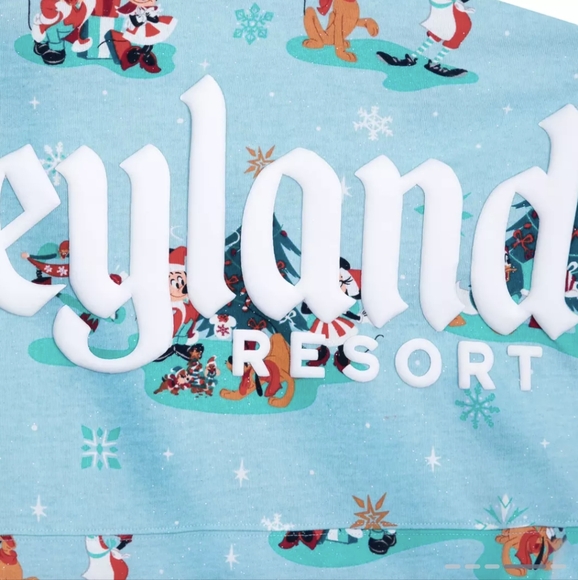 Disney Santa Mickey Mouse and Friends Holiday Spirit Jersey, Adults Unisex XL - Picture 4 of 11